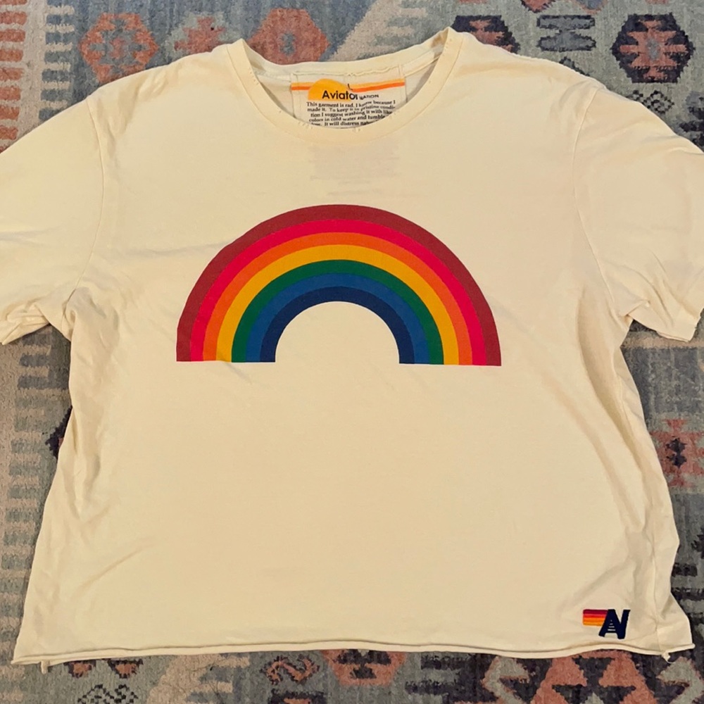 Aviator Nation rainbow tee!